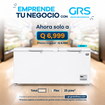 Congelador Tapa Cerrada 25 pies³ | Modelo GF 650