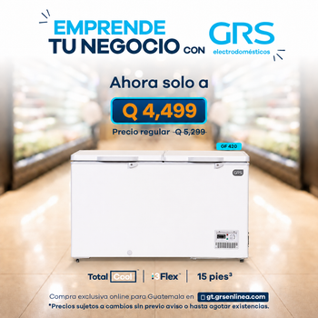 Congelador Tapa Cerrada 15 pies³ | Modelo GF 420