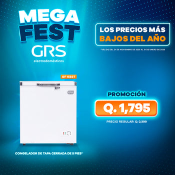 Congelador Tapa Cerrada 5 pies³ | Modelo GF 155ST