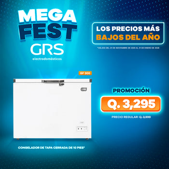 Congelador Tapa Cerrada 10 pies³ | Modelo GF 300