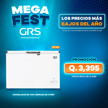 Congelador Tapa Cerrada 11 pies³ | Modelo GF 320