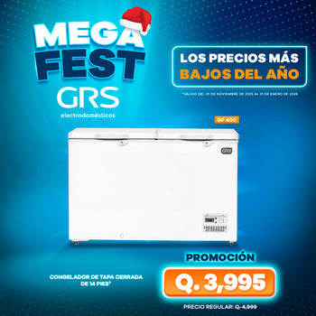 Congelador Tapa Cerrada 14 pies³ | Modelo GF 400