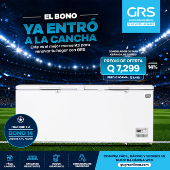Congelador Tapa Cerrada 25 pies³ | Modelo GF 650