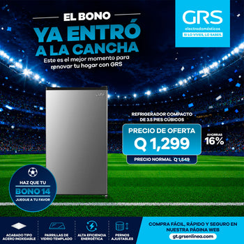 Refrigeradora compacta con escarcha 3.5 pies³ – GR 100VCM