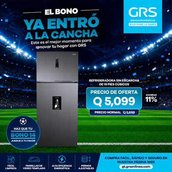 Refrigeradora GRS Titanium 19 pies³ – GRD 570FF-TTI