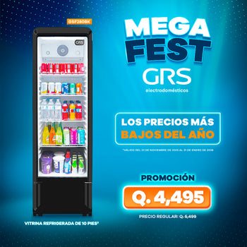 Vitrina Refrigerada 10 pies³ | Modelo GSF 280BK