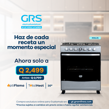 Estufa a gas de 30″ Súper Lujo – 30GL4S
