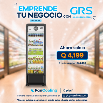 Vitrina Refrigerada 10 pies³ | Modelo GSF 280BK