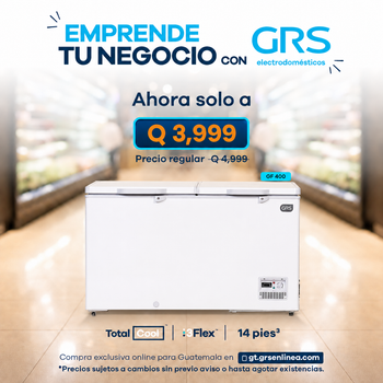 Congelador Tapa Cerrada 14 pies³ | Modelo GF 400