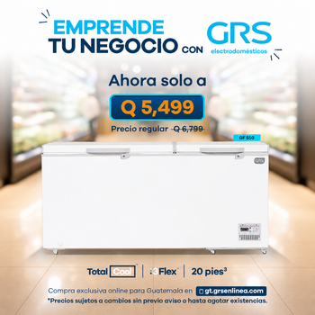 Congelador Tapa Cerrada 20 pies³ | Modelo GF 550