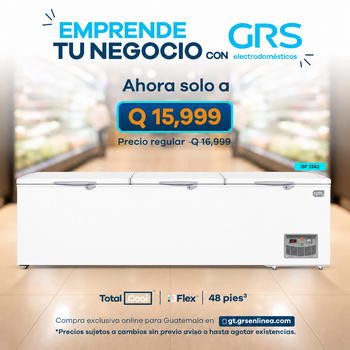 Congelador Tapa Cerrada Horizontal 48 pies³ | Modelo GF 1342
