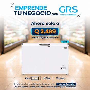 Congelador Tapa Cerrada 11 pies³ | Modelo GF 320