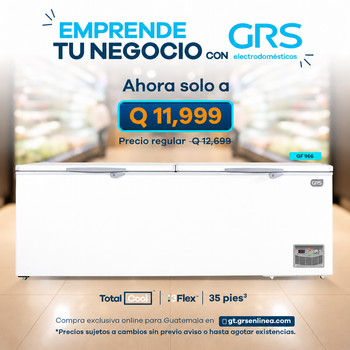 Congelador Tapa Cerrada 35 pies³ | Modelo GF 966