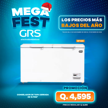 Congelador Tapa Cerrada 15 pies³ | Modelo GF 420