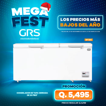 Congelador Tapa Cerrada 20 pies³ | Modelo GF 550