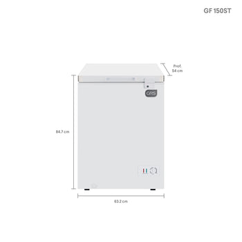 Congelador Horizontal de 5 pies³ – GF 150ST