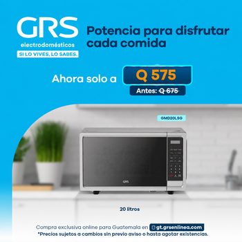 Microondas digital de 20 litros – GMD20LSG