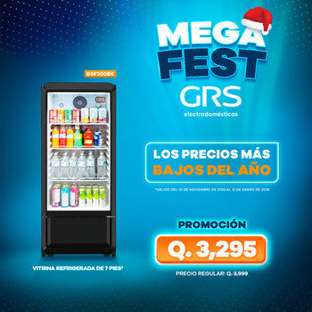 Vitrina Refrigerada 7 pies³ | Modelo GSF200BK