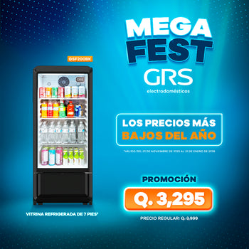 Vitrina Refrigerada 7 pies³ | Modelo GSF200BK