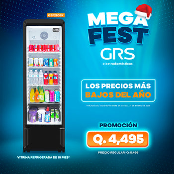 Vitrina Refrigerada 10 pies³ | Modelo GSF 280BK